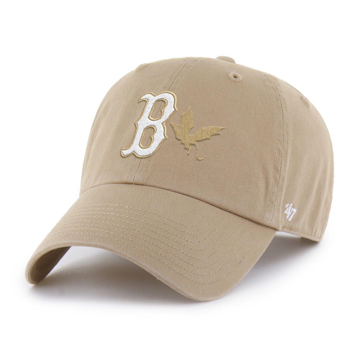 Boston Red Sox Gold Dragon Clean Up Adjustable Hat