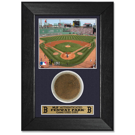 Boston Red Sox Fenway Park Dirt Plaque