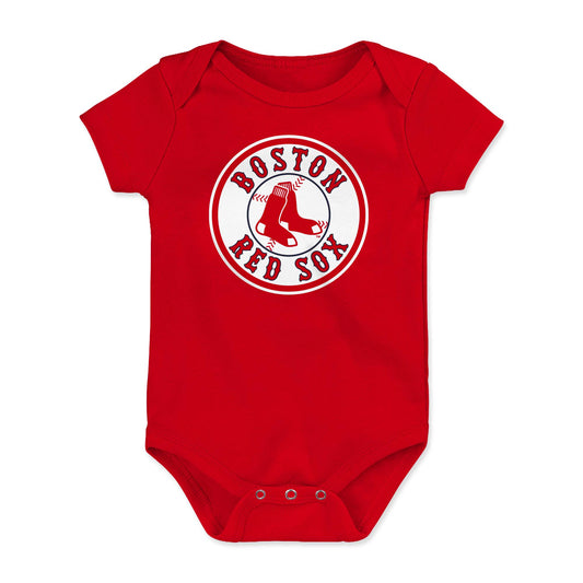 Boston Red Sox Baby Red Circle Logo Creeper
