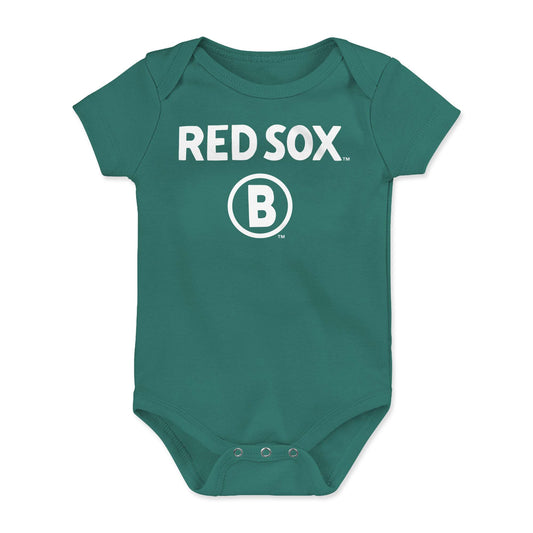 Boston Red Sox Baby Green City Connect Tackle Creeper