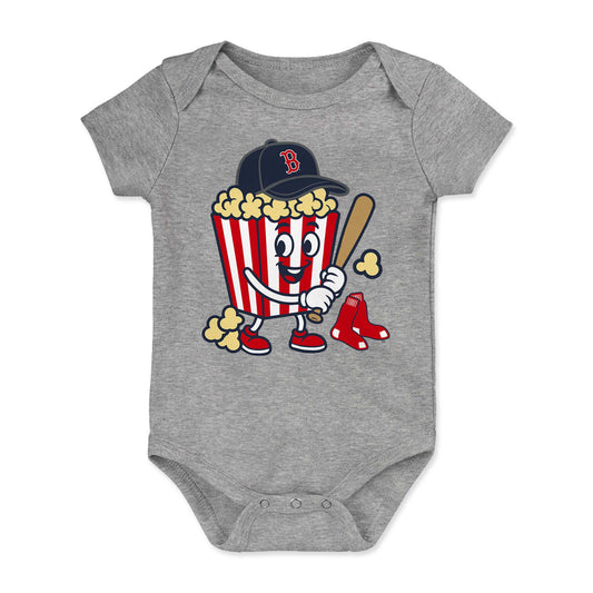 Boston Red Sox Baby Grey Popcorn Creeper