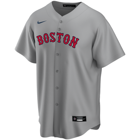 Boston Red Sox NIKE Grey ROAD Carl Yastrzemski #8 Jersey