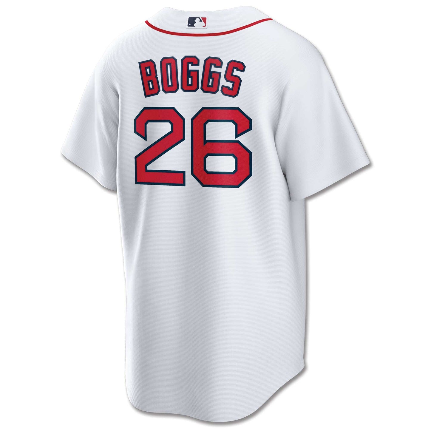 Boston Red Sox NIKE White Home Wade Boggs #26 Replica Jersey