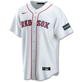 Boston Red Sox Mass Mutual Custom NIKE Home Replica Jersey