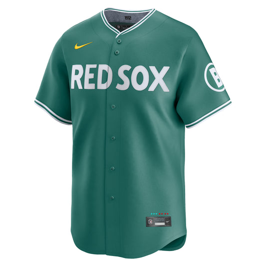 Boston Red Sox NIKE 25 City Connect Green Limited Jersey