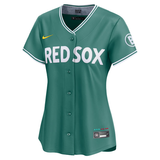 Ladies Boston Red Sox Nike Green City Connect Blank Limited Jersey