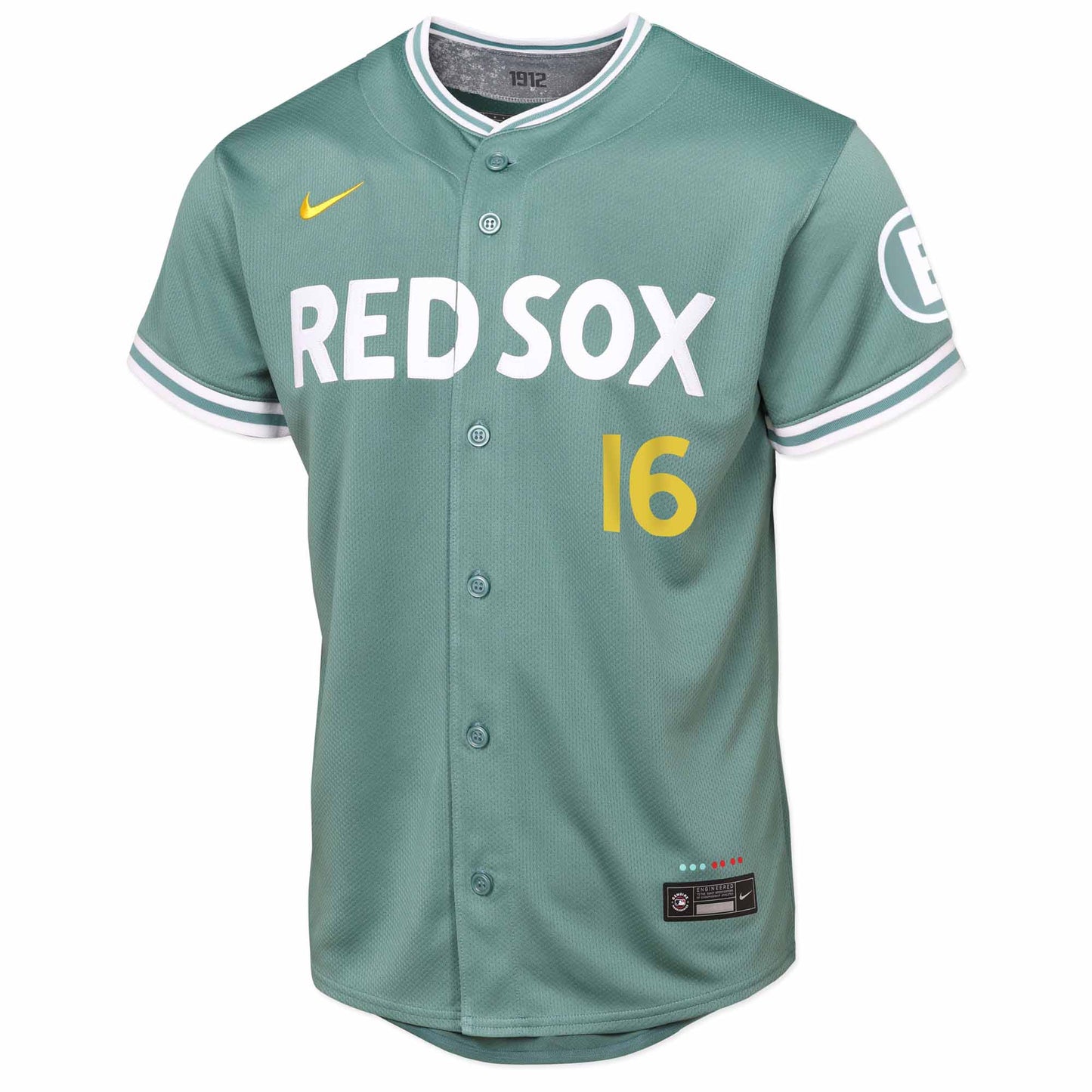 Boston Red Sox Youth Nike 25 City Connect Duran #16 Jersey