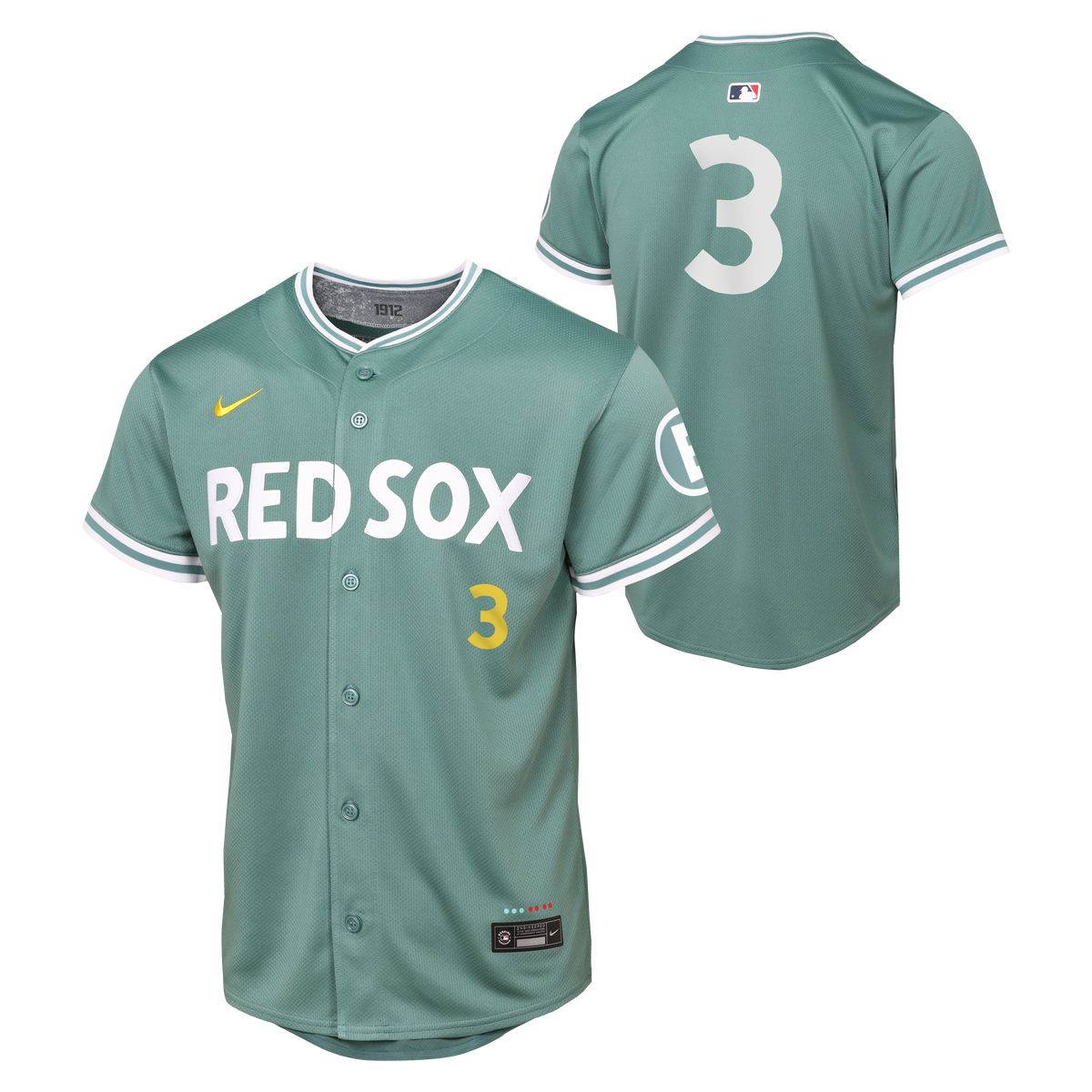 Boston Red Sox Youth Nike 25 City Connect Rafaela #3 Jersey