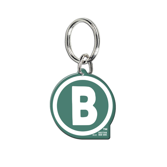 Boston Red Sox 25 City Connect B Logo Acrylic Keychain