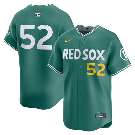 Boston Red Sox NIKE 25 City Connect Green Limited Jersey Abreu #52