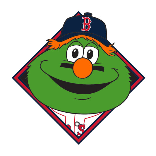 Boston Red Sox Wally the Green Monster Face Magnet