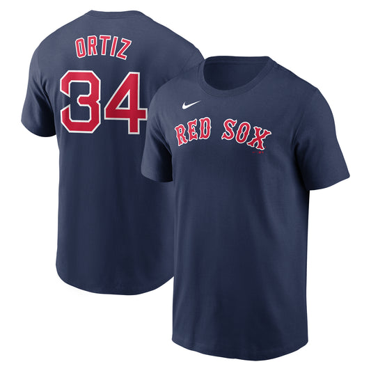 Boston Red Sox Ortiz NAVY Nike Player T-Shirt