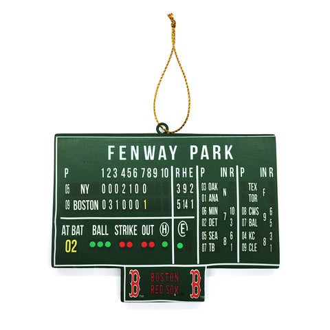 Boston Red Sox Fenway Park Green Monster Scoreboard Ornament