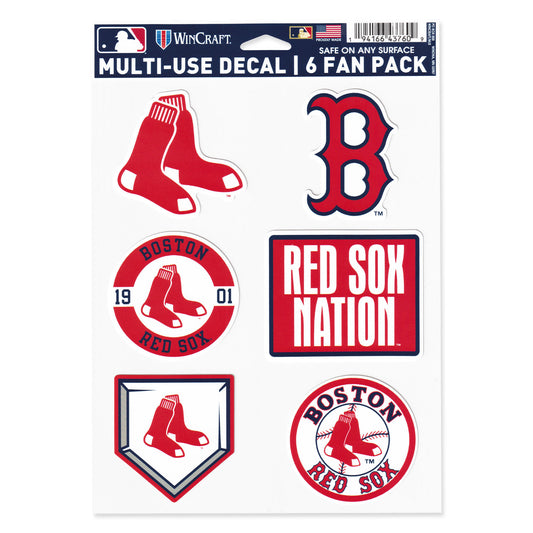 Boston Red Sox 6 Pack Decals