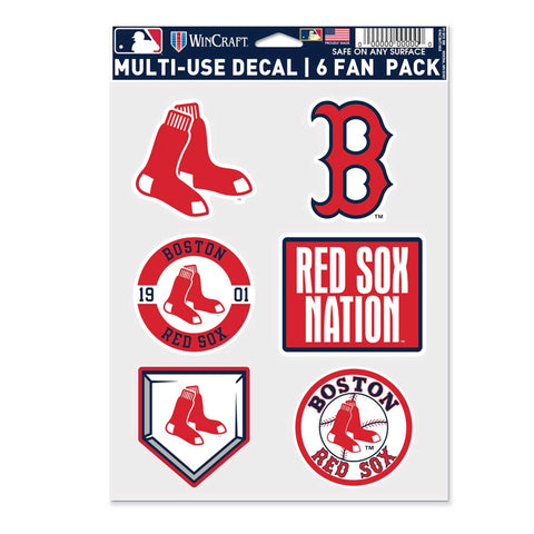 Boston Red Sox 6 Pack Decals