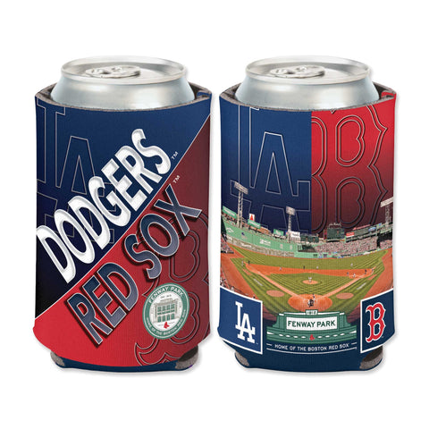 Boston Red Sox vs Los Angeles Dodgers Dueling Can Koozie