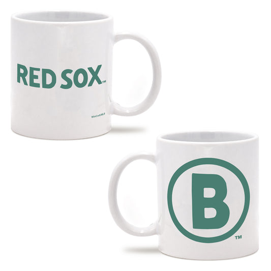 Boston Red Sox 25 City Connect White Coffee Mug