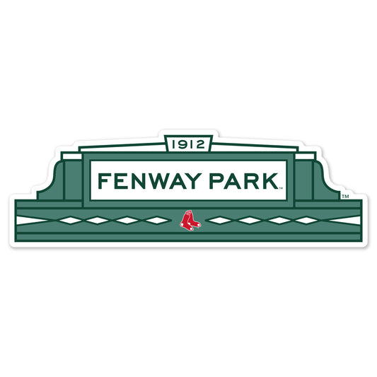 Boston Red Sox Fenway Park Vinyl Sticker 5.7x1.86
