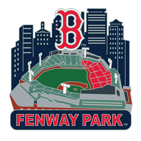 Boston Red Sox Fenway Park Boston Skyline Pin