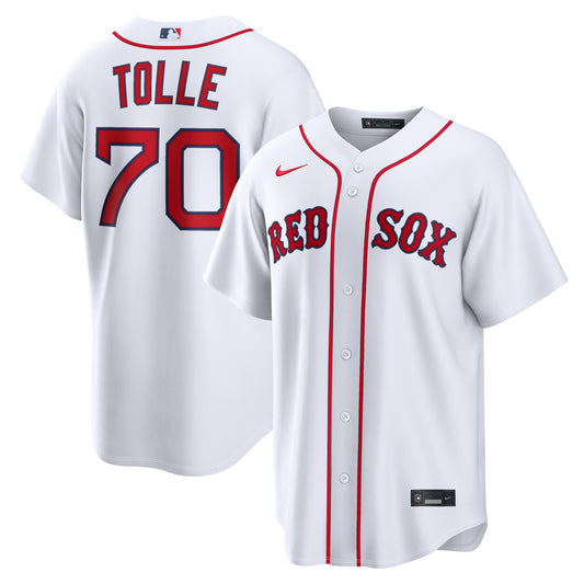 Boston Red Sox NIKE White Home Payton Tolle #70 Replica Jersey