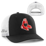 Red Sox Foundation BLACK Trucker Adjustable Hat