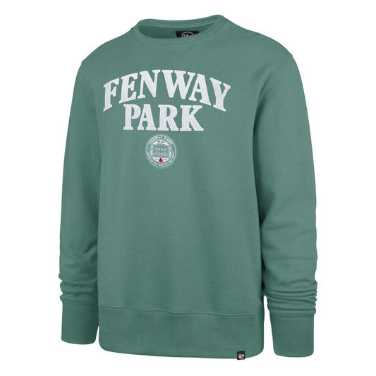 Boston Red Sox Fenway Park Felt Green Headline Crew