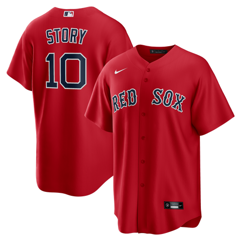 Boston Red Sox NIKE Red Home Alternate Sale #10 Replica Jersey