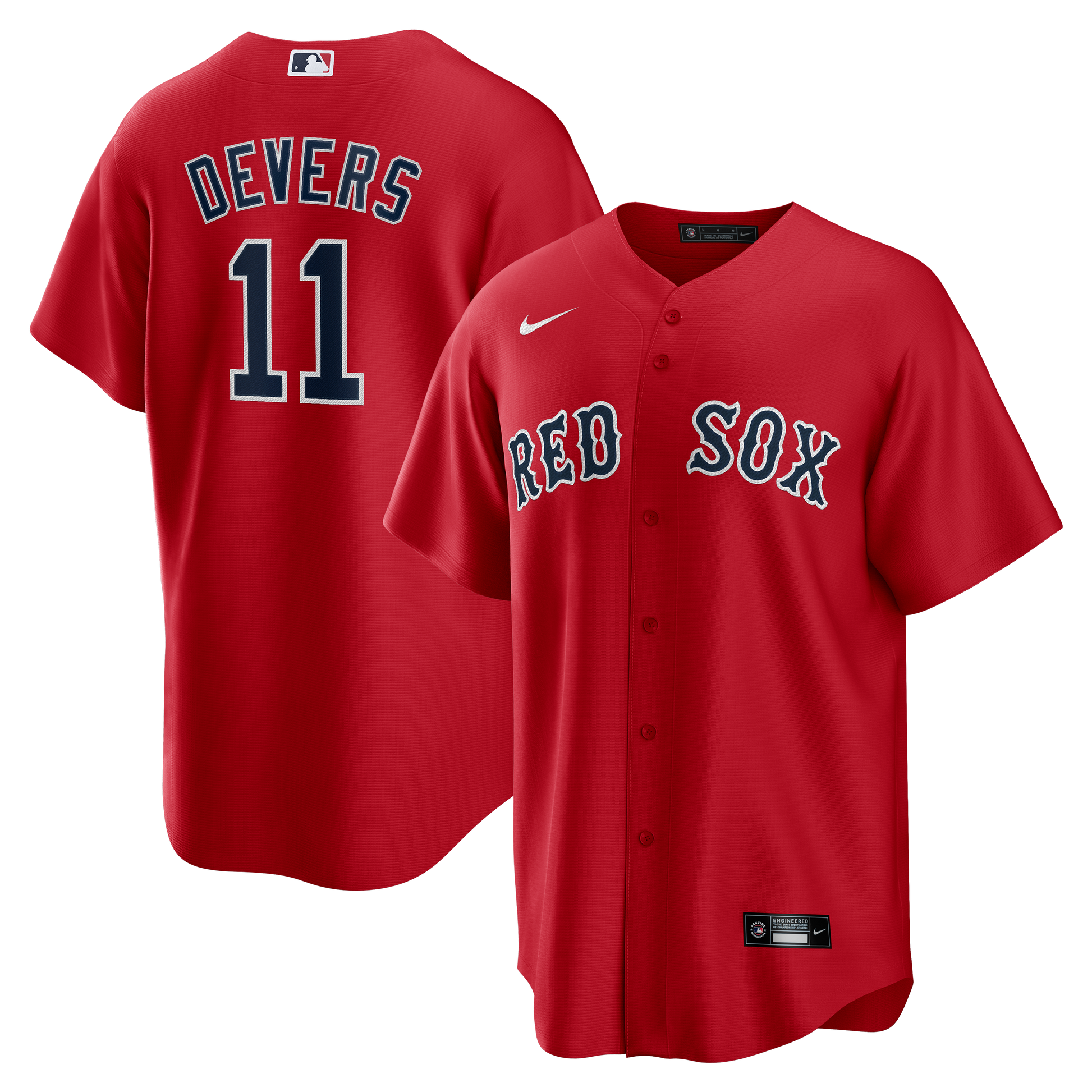 Boston Red Sox NIKE RED Home Alternate Rafeal Devers #11 Cool Base Jersey Small