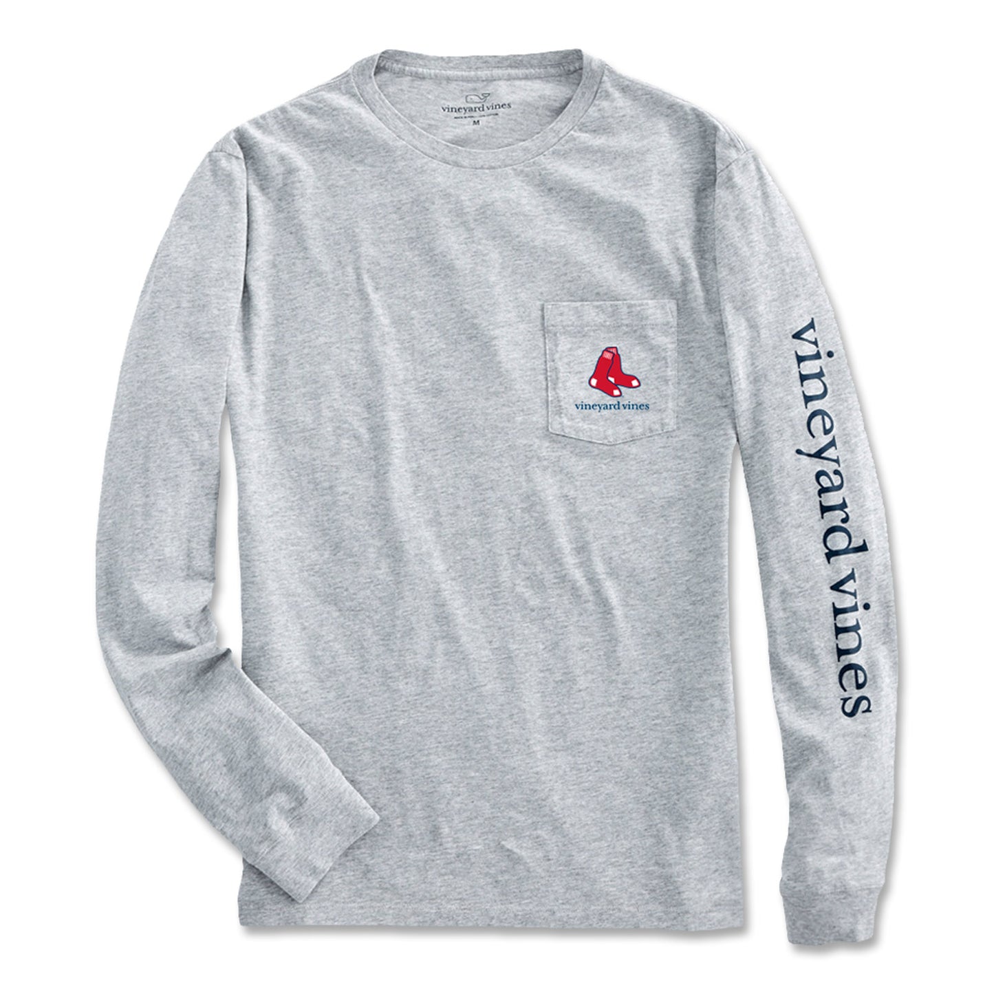Boston Red Sox Long Sleeve Vineyard Vines Grey Green Monster Shirt
