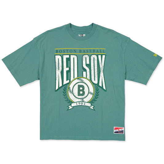 Boston Red Sox 2025 City Connect New Era Green Oversized T-Shirt