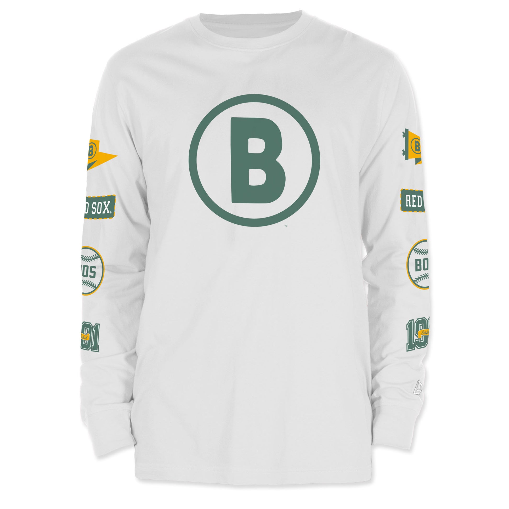 Boston Red Sox 2025 City Connect New Era White Long Sleeve