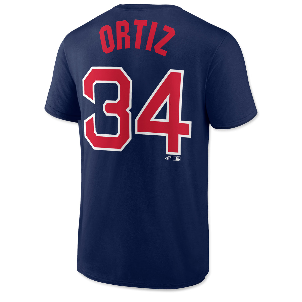 Boston Red Sox Ortiz #34 Player T-Shirt - Navy