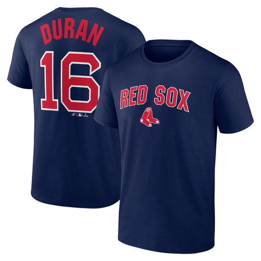 Boston Red Sox Duran #16 Player T-Shirt - Navy