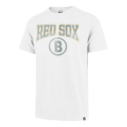 Boston Red Sox City Connect White Scrum T-Shirt
