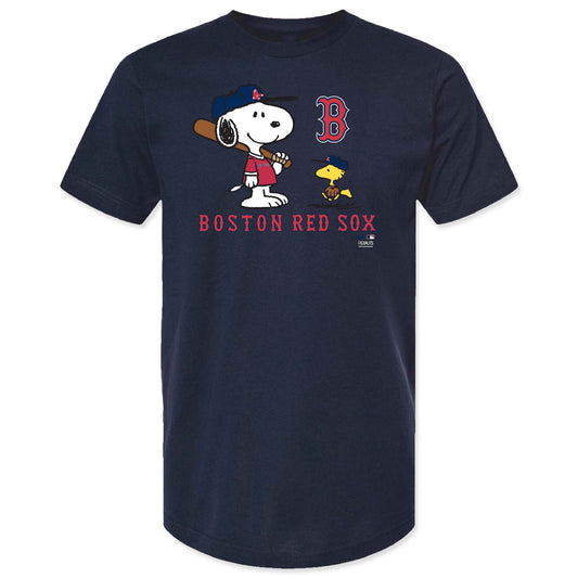Boston Red Sox Peanuts Navy T-Shirt