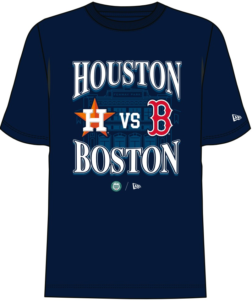 Boston Red Sox vs Houston Astros Dueling T-Shirt