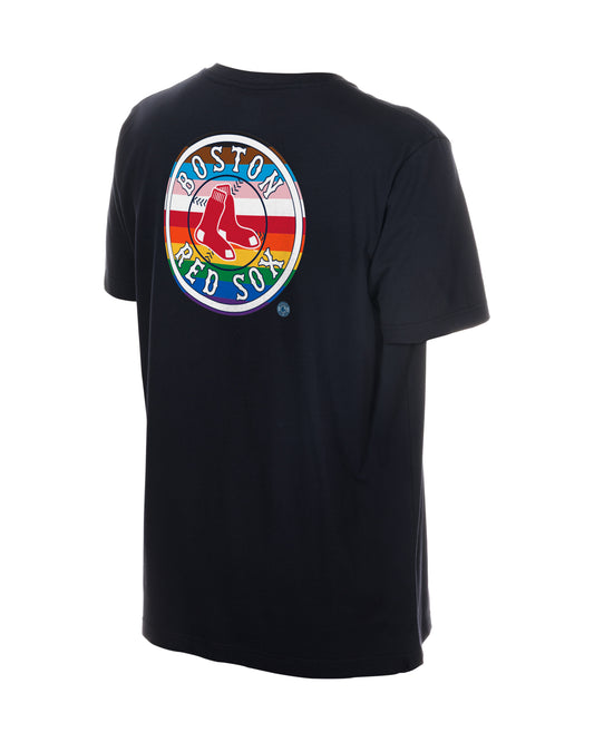 Boston Red Sox Navy Pride 2-Sided T-Shirt