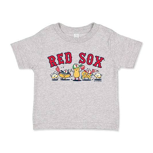 Boston Red Sox Toddler Grey Fenway Snacks T-Shirt