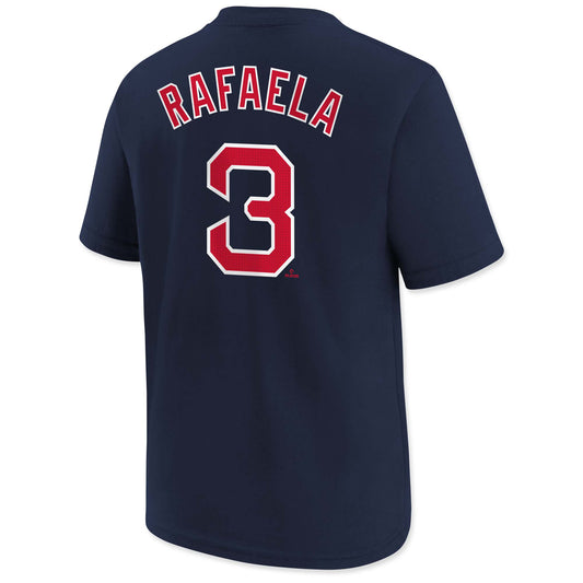 Boston Red Sox Kids Navy Ceddanne Rafaela #3 Player T-Shirt