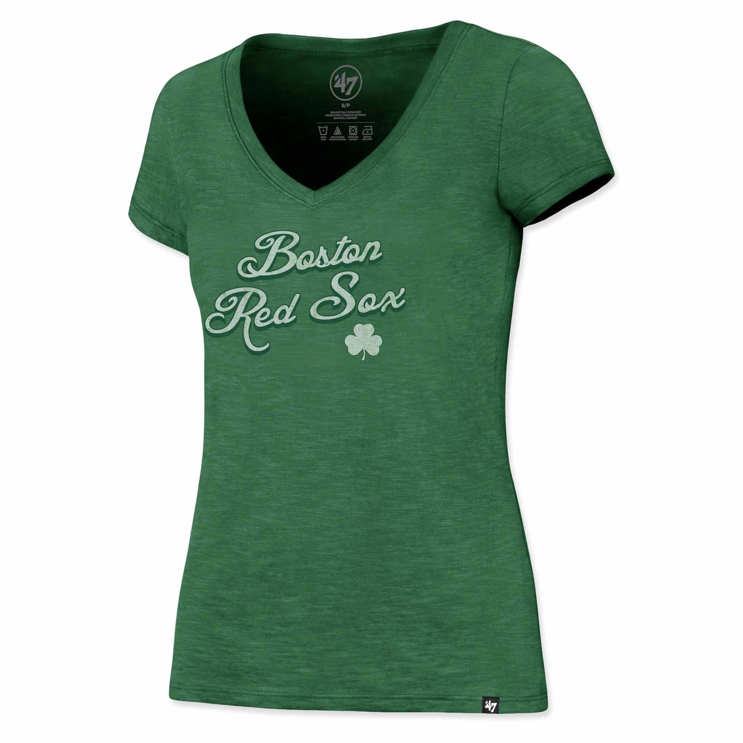 Boston Red Sox Ladies Kelly Scrum V-Neck