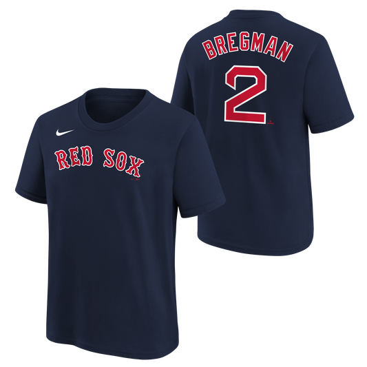 Boston Red Sox Kids Navy Alex Bregman Player T-Shirt