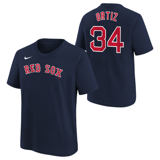 Boston Red Sox Kids Navy David Ortiz Player T-Shirt
