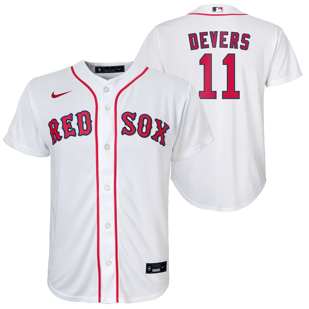 Boston Red Sox Nike Kids Home Devers #11 Replica Jersey