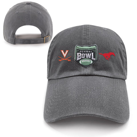 Fenway Bowl Dueling Charcoal Adjustable Clean Up Hat