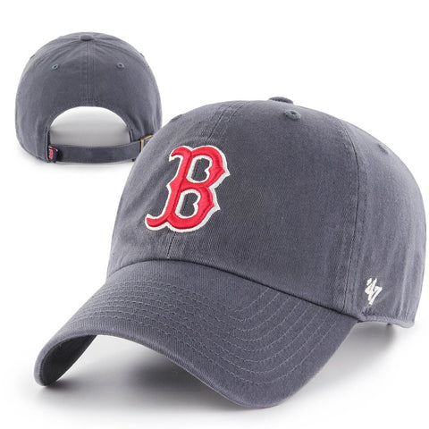 Boston Red Sox Kids Vintage Navy Clean Up Adjustable Hat