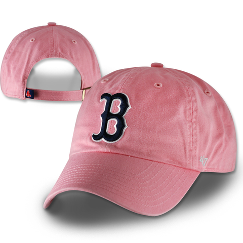 Boston Red Sox Womens Clean-Up Rose Adjustable Cap