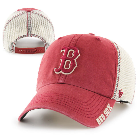 Boston Red Sox Clean-Up Red Frontier Cap