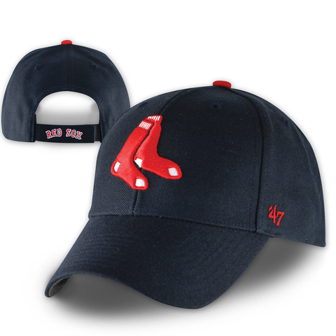 Boston Red Sox Navy 2 Sox MVP Adjustable Hat