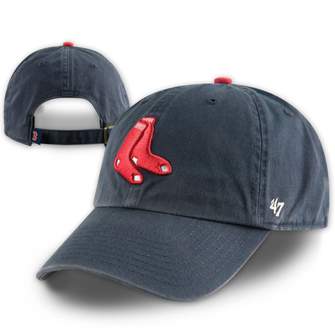Boston Red Sox Kids Clean-Up 2 Sox Alternate Adjustable Hat