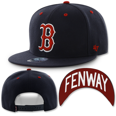 Boston Red Sox Snapback Fenway Park Oath Script Adjustable Hat